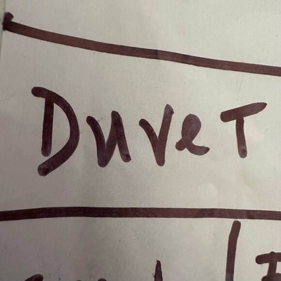 West Elm Modern Geo King Cal King Duvet Cover Alabaster White Textured Heavy - Picture 7 of 7